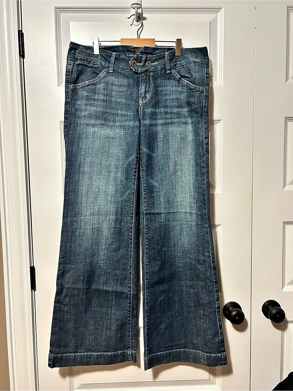American Eagle Artist Vintage Y2K Trouser Jeans Women's Blue Size 12